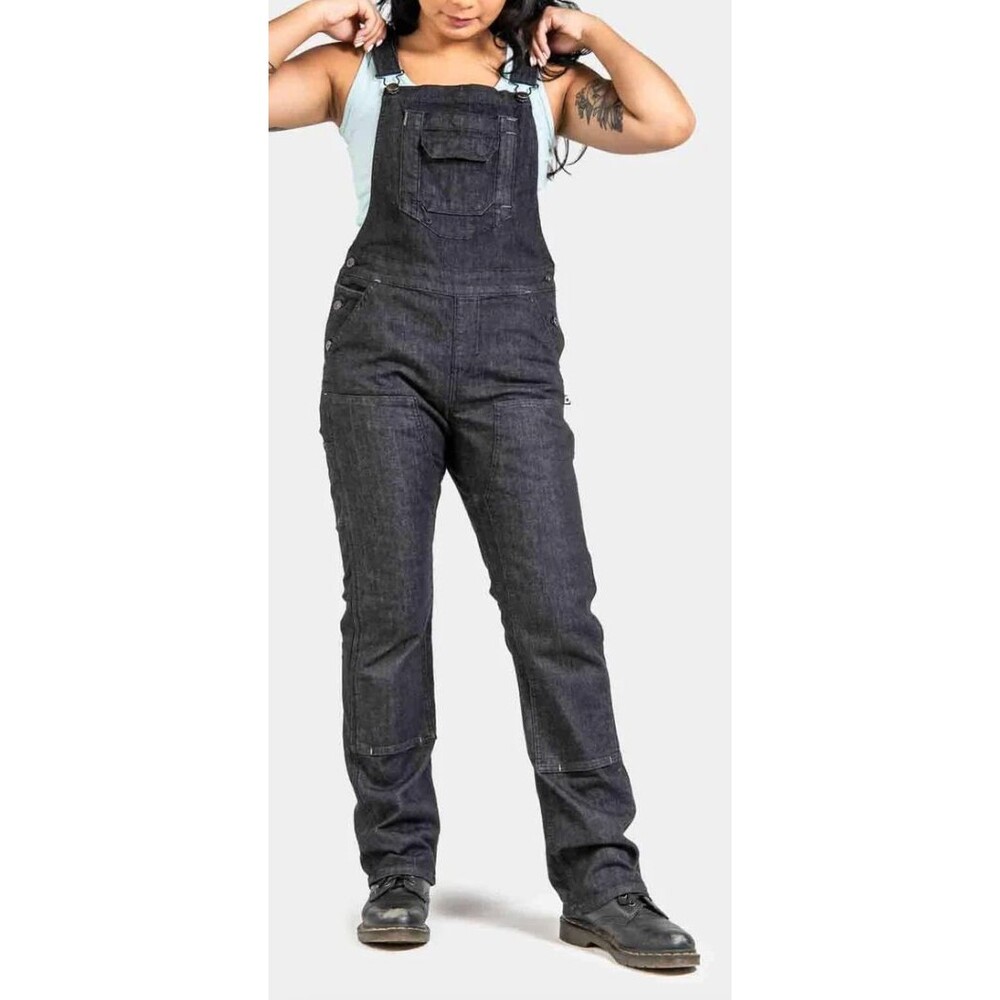 Dovetail Freshly Sz 12 32 Faded Black Work Utility Farmcore Denim Overalls